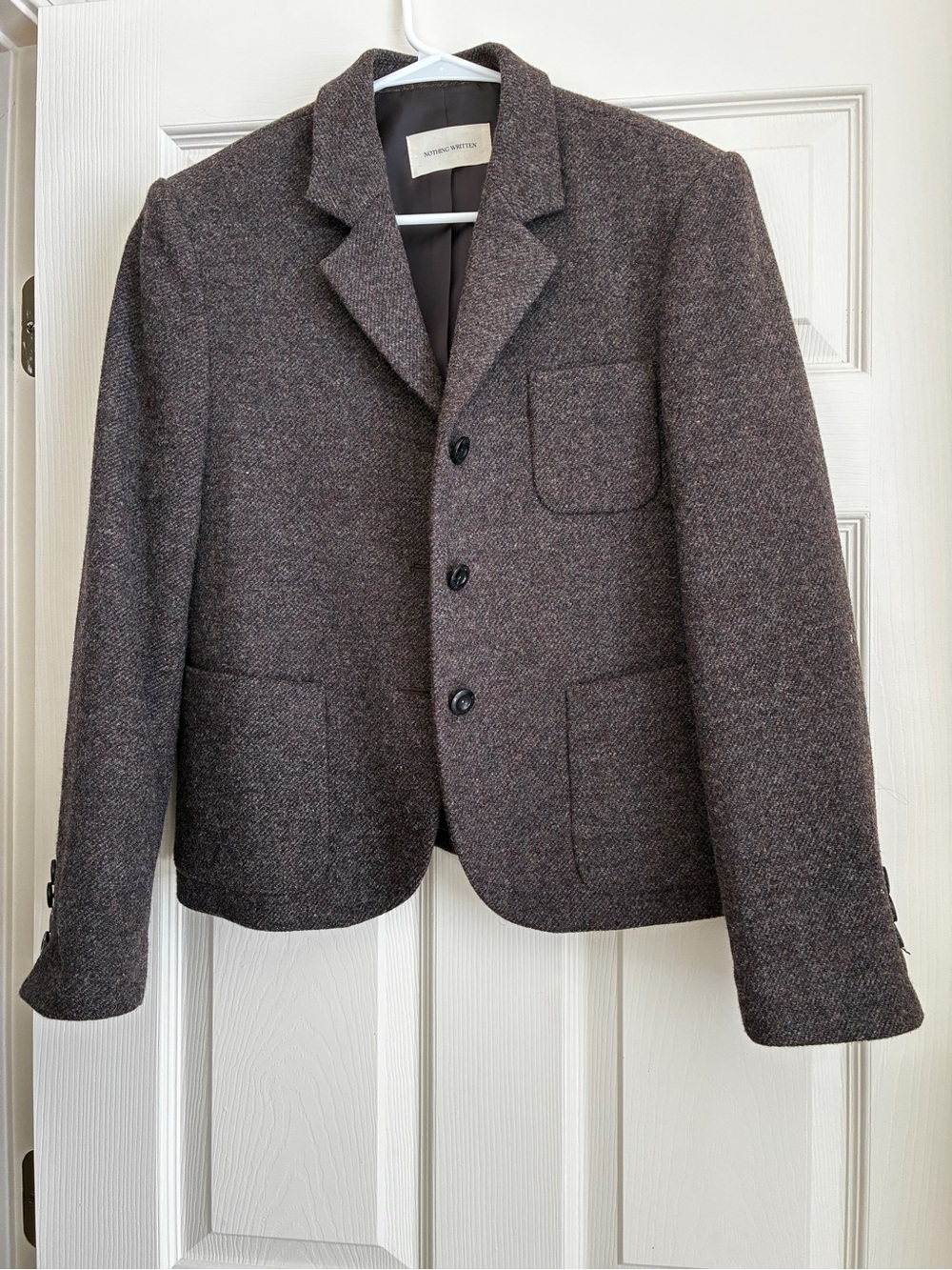 Nothing Written Dain Wool Jacket_Women's Brown _discontinued style